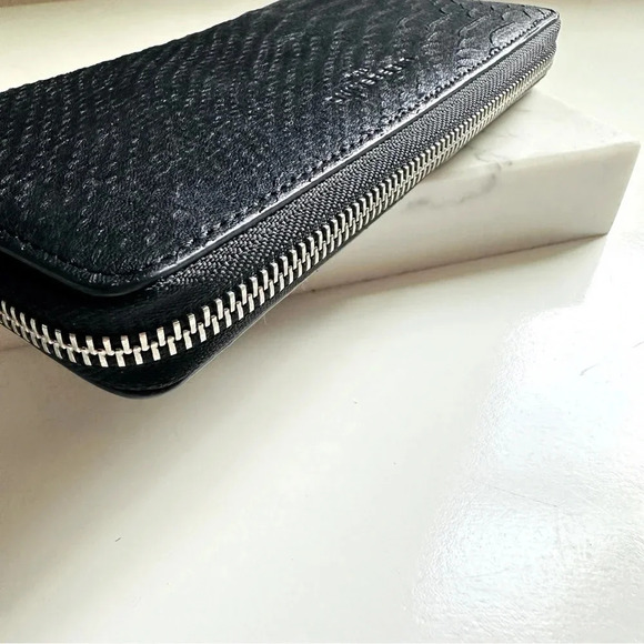 Liebeskind Berlin Lesley Snake Leather Large Zip Around RFID Protection Wallet - Picture 6 of 12